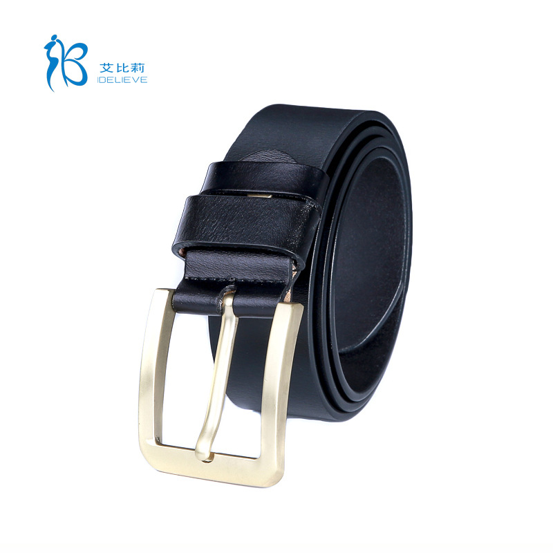 Yiwu Good Goods 2017 New Men's Vintage Needle Buckle Real Leather Lead Layer Cowhide Antique Pants Belt A Hair -1006/45800 Specification drawing