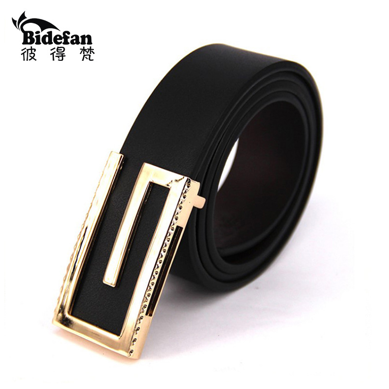Yiwu good goods Tmall multi-type motherboard buckle men's belt Taobao smooth buckle belt young men decorative belt -1006/45800 thumbnail