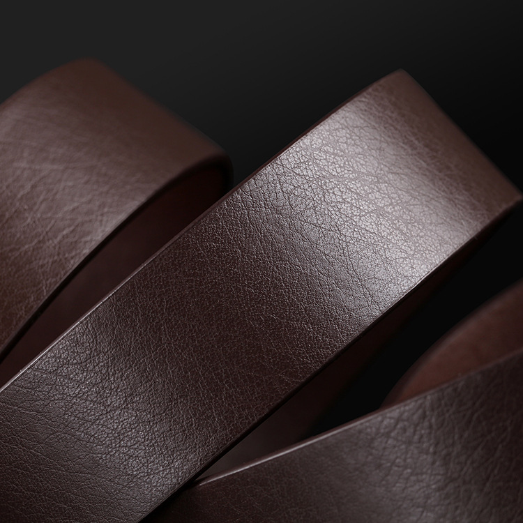 Yiwu Good Goods Men's Retro Belt Summer New Fashion All-In-One Elephant Leather Belt Men Smooth Buckle A Generation Explosion -1006/45800 Item Picture