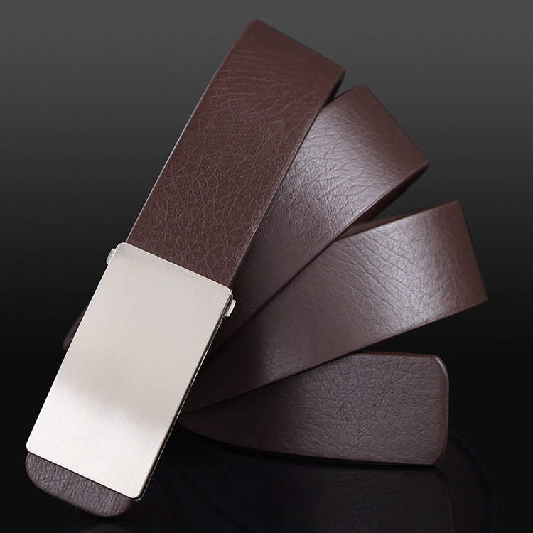 Yiwu Good Goods Men's Retro Belt Summer New Fashion All-In-One Elephant Leather Belt Men Smooth Buckle A Generation Explosion -1006/45800 undefined