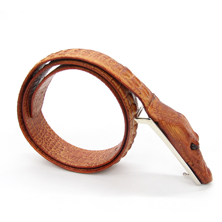 Yiwu Good Goods 2018 Explosive Crocodile Men's Leather Belt Guangzhou Belt Manufacturers A Batch Of Belt Buckle Custom -1006/45800 Application Scenario