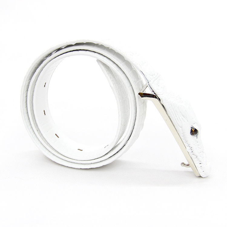 Yiwu Good Goods 2018 Explosive Crocodile Men's Leather Belt Guangzhou Belt Manufacturers A Batch Of Belt Buckle Custom -1006/45800 undefined