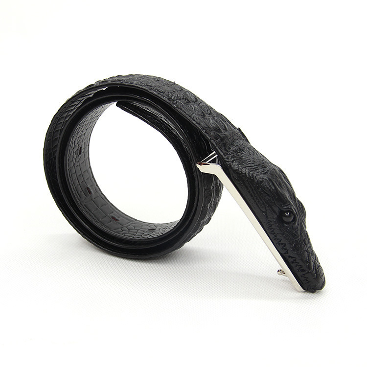Yiwu Good Goods 2018 Explosive Crocodile Men's Leather Belt Guangzhou Belt Manufacturers A Batch Of Belt Buckle Custom -1006/45800 undefined