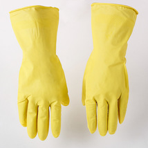 义乌好货 天然乳胶手套 耐酸碱工业手套家用清洁家务手套 橡胶手套直销批发-1006/37920