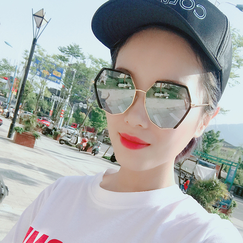 义乌好货 2019新款偏光太阳镜女韩版潮复古原宿风墨镜个性网红眼镜圆脸批发-1004/23058详情图6