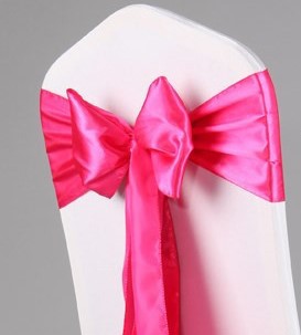 义乌好货 蝴蝶结椅背缎带飘带椅带椅圈婚礼婚庆装饰纱带色丁酒席套件批发-1007/61608详情图7