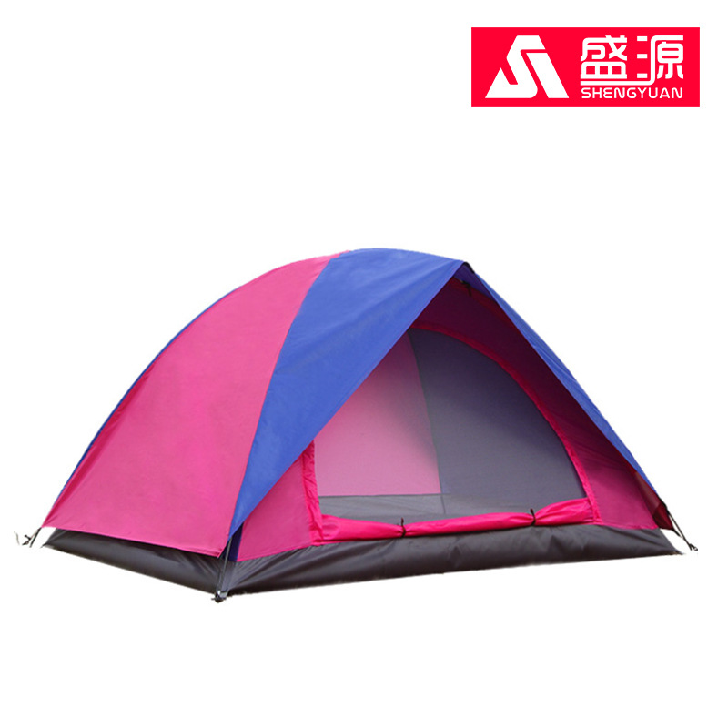 Yiwu Selection Shengyuan two-person wholesale customized outdoor camping two-person double shade tent camping beach tent -1003/19117