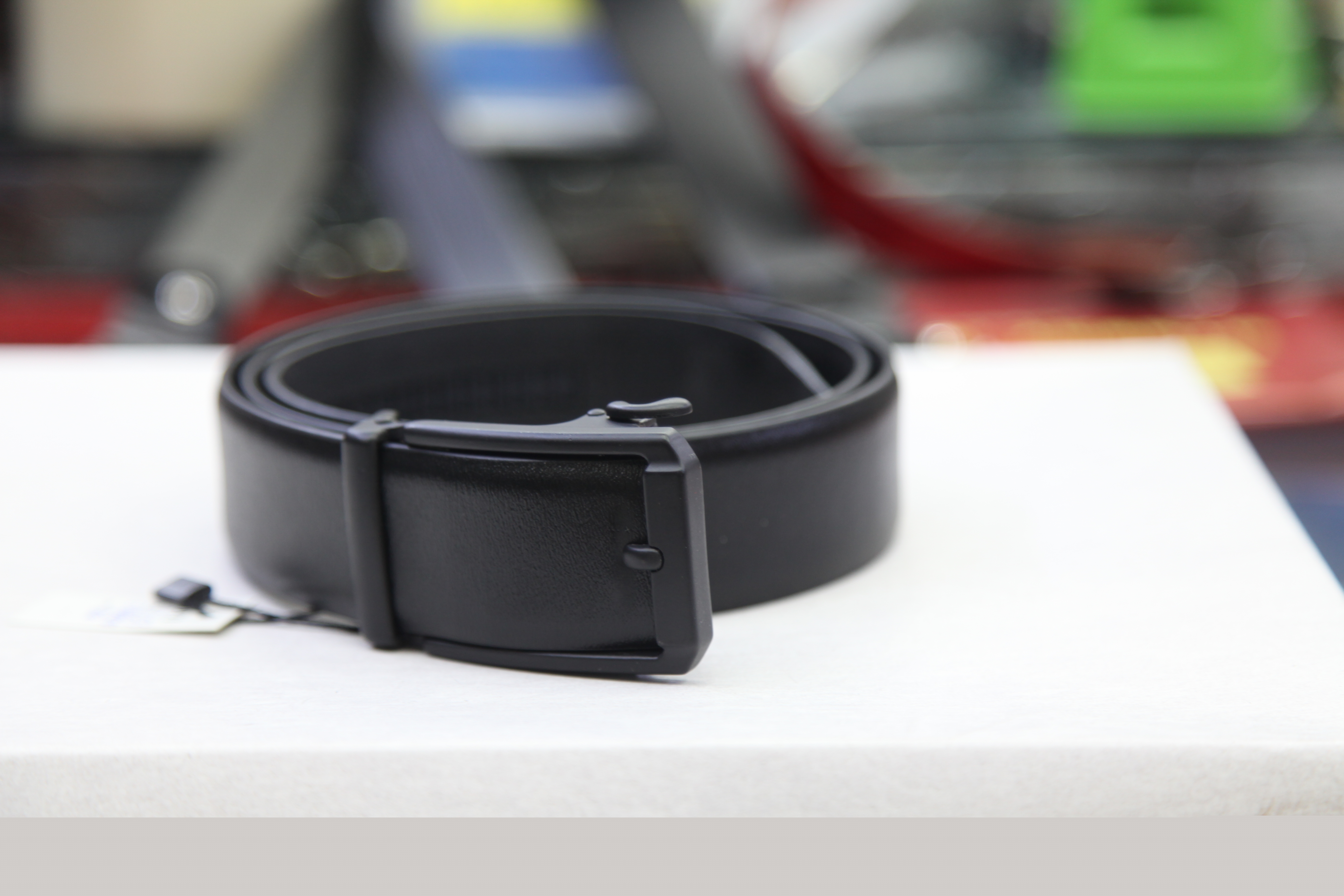 Yiwu Selection 4cm false needle automatic buckle leather belt -1006/45770 thumbnail