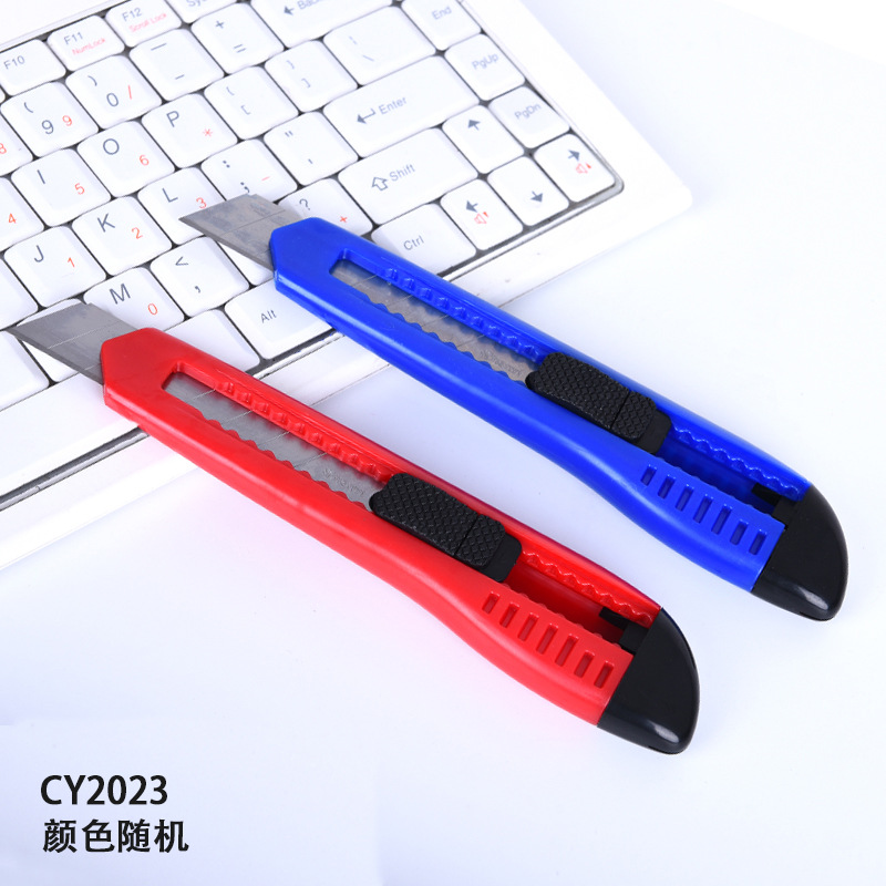 义乌好货 创易CY2023办公用品大号不锈钢美工刀塑料壁纸裁纸开箱工具刀批发-1004/23919细节图