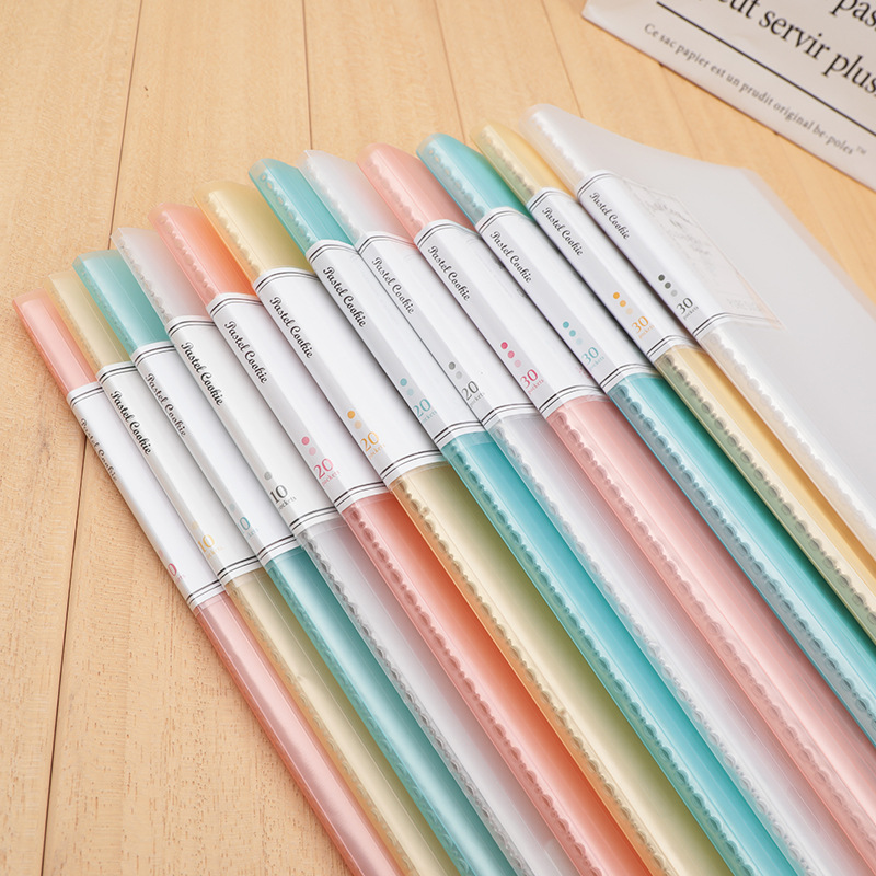 义乌好货 <日本进口>国誉透明加厚资料册pp插页文件夹A4多页乐谱试卷收纳袋-1004/23919详情图6