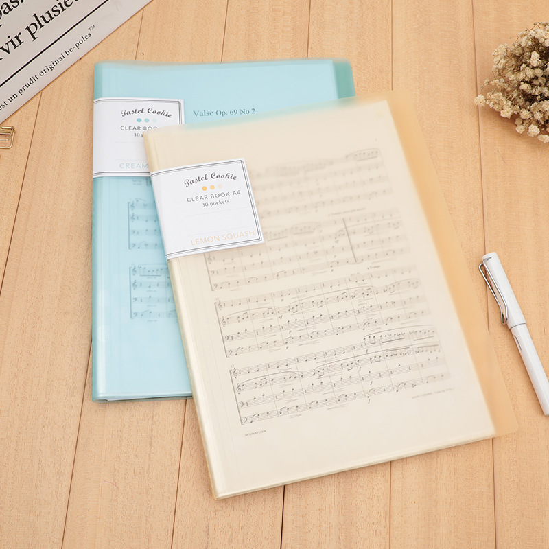 义乌好货 <日本进口>国誉透明加厚资料册pp插页文件夹A4多页乐谱试卷收纳袋-1004/23919详情图7