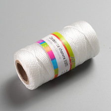 义乌好货 厂家供应2MM白色丙纶线绳丙纶纸芯轴DIY手工装饰绳丙纶线轴-1006/35867