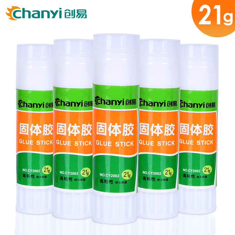 义乌好货 创易CY2002办公用品白色手工固体胶学生文具强力胶水胶棒21g批发-1004/23919