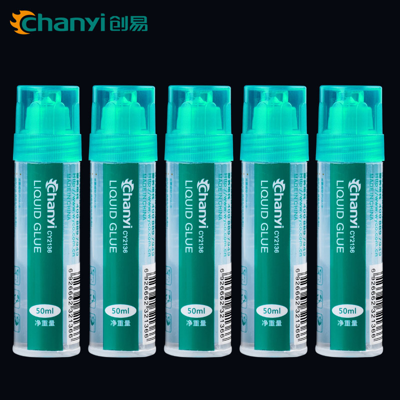 义乌好货 创易CY2136办公用品学生文具透明液体胶水50ml环保手工PVA胶批发-1004/23919产品图