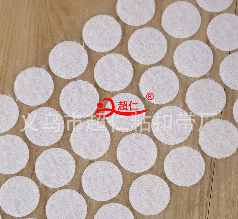 Yiwu Good Goods Round Plastic Velcro Transparent Film Blanking Round 1-3Cm Round Plastic Dot Square Velcro Baby Toys -1006/41225 undefined