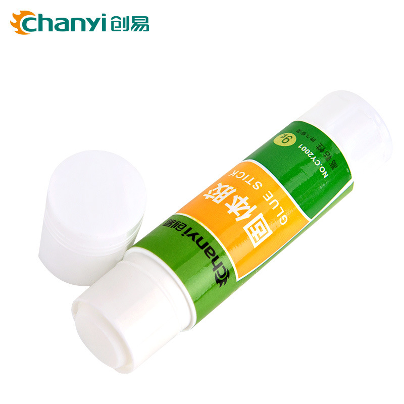 义乌好货 创易CY2001办公用品白色手工固体胶学生文具强力胶水小胶棒9g批发-1004/23919白底实物图