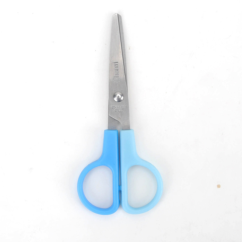 义乌好货 创易CY2705办公用品学生文具小剪刀塑料手柄不锈钢儿童安全剪纸刀-1004/23919详情图7