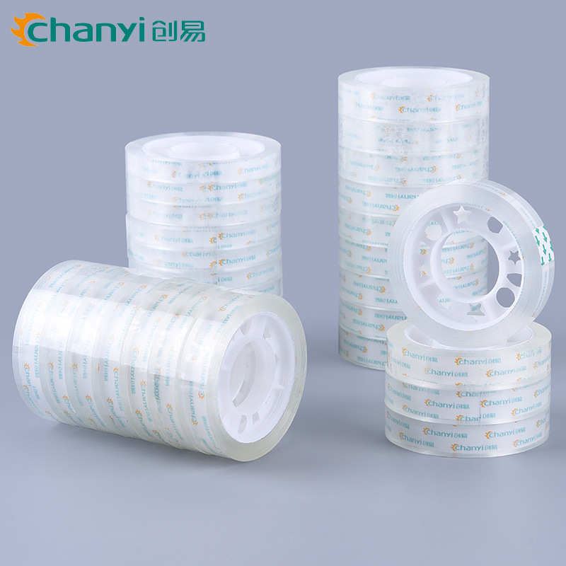 义乌好货 创易厂家直销办公用品学生文具小号透明胶带12mm封口胶批发CY1291-1004/23919产品图