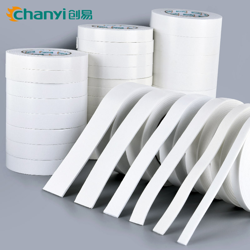 义乌好货 创易办公用品白色泡棉双面胶广告牌匾海绵胶布泡沫胶带2.5mm厚度-1004/23919细节图