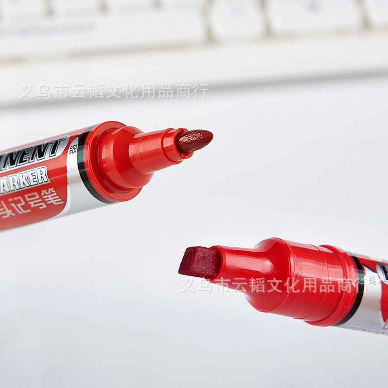 Yiwu Selection Yuntao stationery manufacturer wholesale 12 color double-head oil marker color professional marker POP poster paint-1004/22253