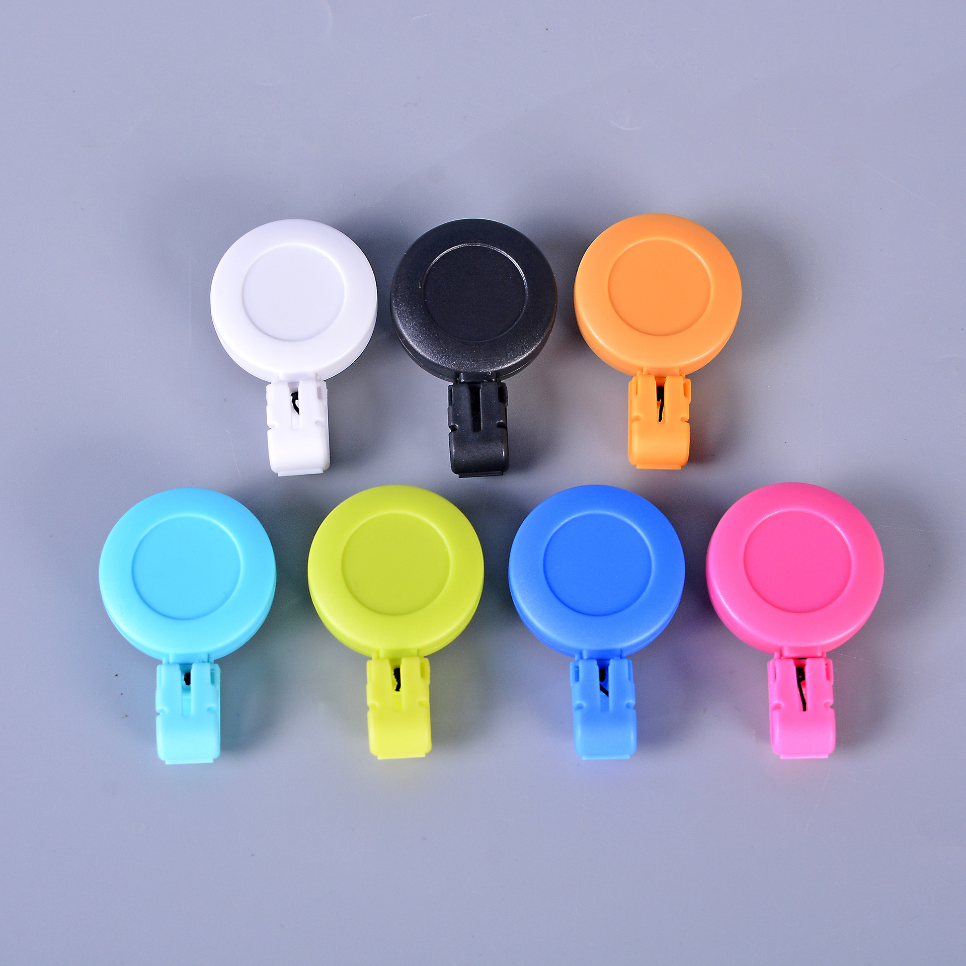 Yiwu good goods plastic easy pull-out metal easy pull-out Metal document buckle expansion easy pull-out 1 Lower pull-out badge reel-1004/24794