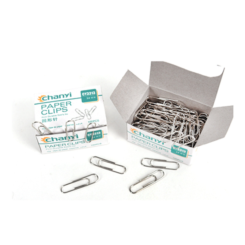 义乌好货 创易CY3313办公用品镀镍回形针金属曲别针29mm100枚盒装厂家批发-1004/23919详情图7