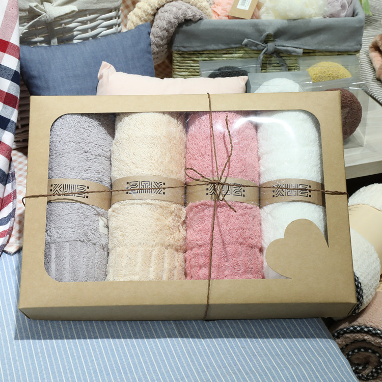 Yiwu Quality Goods Factory Direct Sales, Customized wedding Gifts, towel gift box sets, Creative gifts, all-cotton towels -1006/42025 Specification image