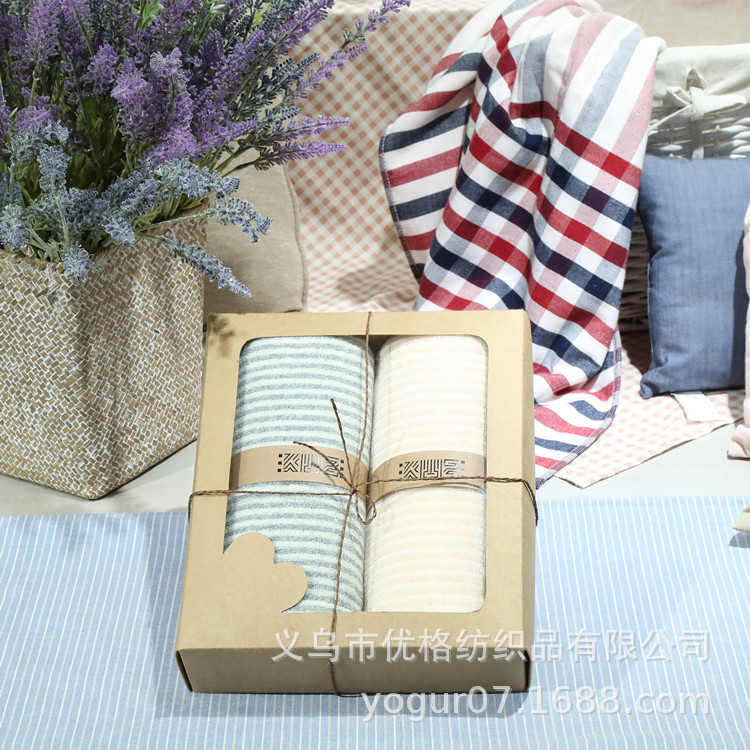 Yiwu Quality Goods manufacturer wholesale Custom pure cotton gifts, parent-child gift boxes, towel sets, creative gifts, couple styles -1006/42025