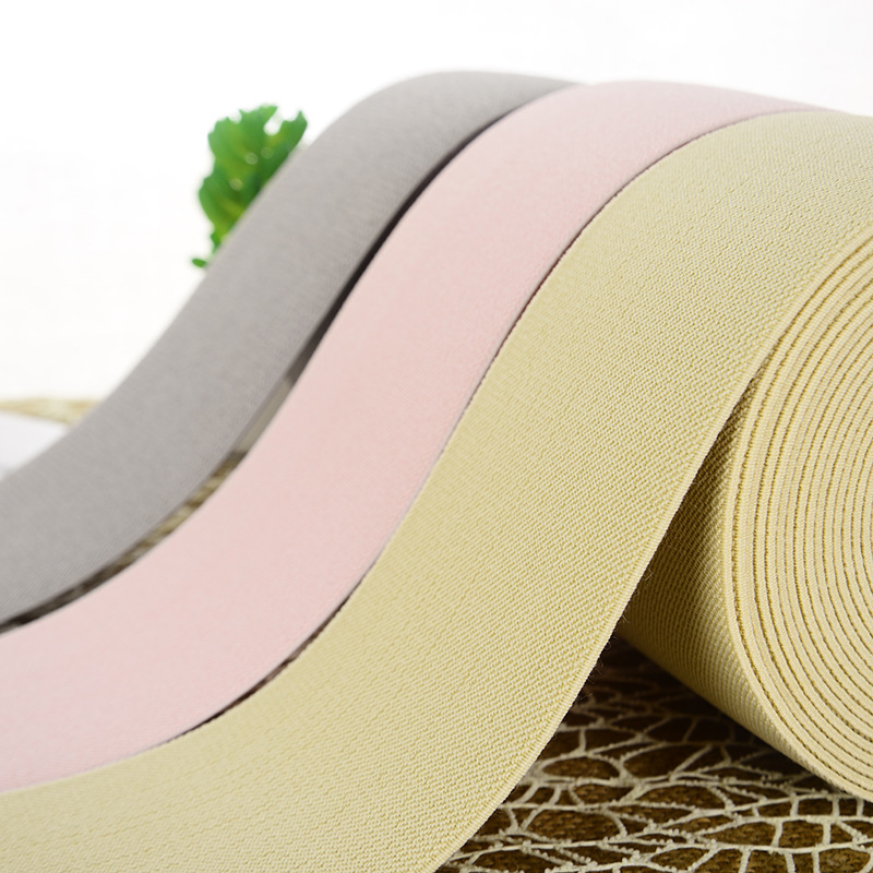 Stock Supply Pants Skirt Belt Car Trim Pop Color Double Twill Elastic Bandwidth 7.5Cm undefined