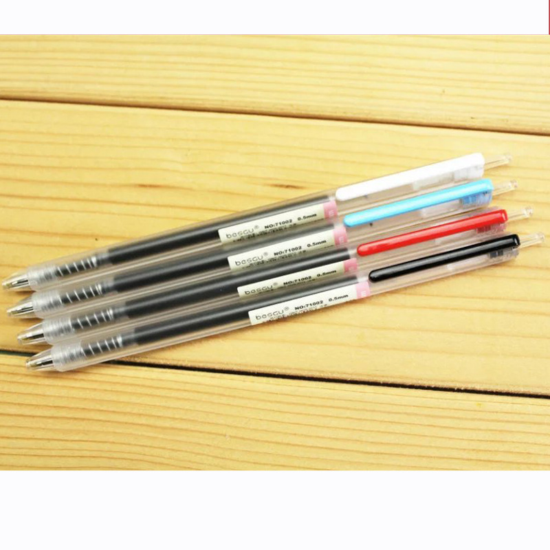 Xinxin Culture Office Learning Stationery Writing Tool Neutral Pen Simple Matte Pen Stick Press Neutral Pen Student Creative Neutral Pen Stainless Steel Double Steel Ball Pen Tip Pen Application Scenario
