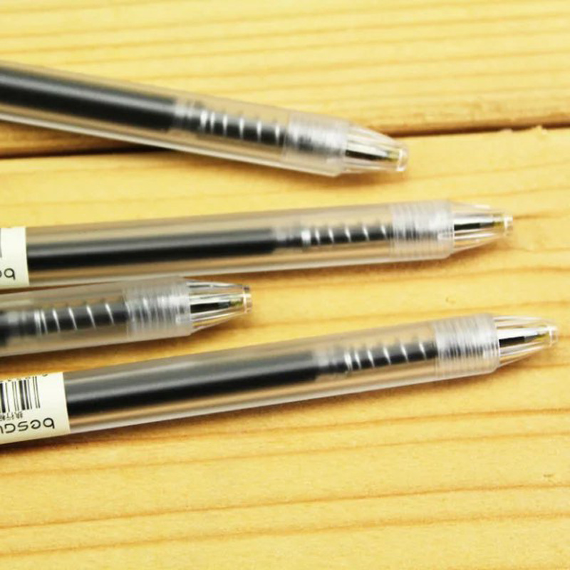 Xinxin Culture Office Learning Stationery Writing Tool Neutral Pen Simple Matte Pen Stick Press Neutral Pen Student Creative Neutral Pen Stainless Steel Double Steel Ball Pen Tip Pen Item Picture