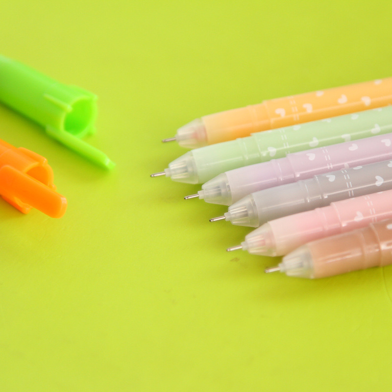 Xinxin Culture Office Culture Art Calligraphy Drawing Supplies Watercolor Pen Korean Stationery Orange Forest 18 Color Jelly Color Neutral Pen Cartoon Color Watercolor Pen Application Scenario