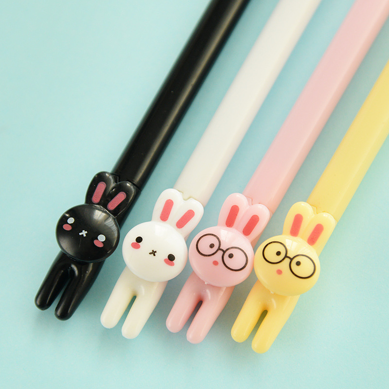 Xinxin Culture Office Learning Stationery Writing Tool Neutral Pen Cute Rabbit Neutral Pen Creative Animal Student Writing Pen Application Scenario