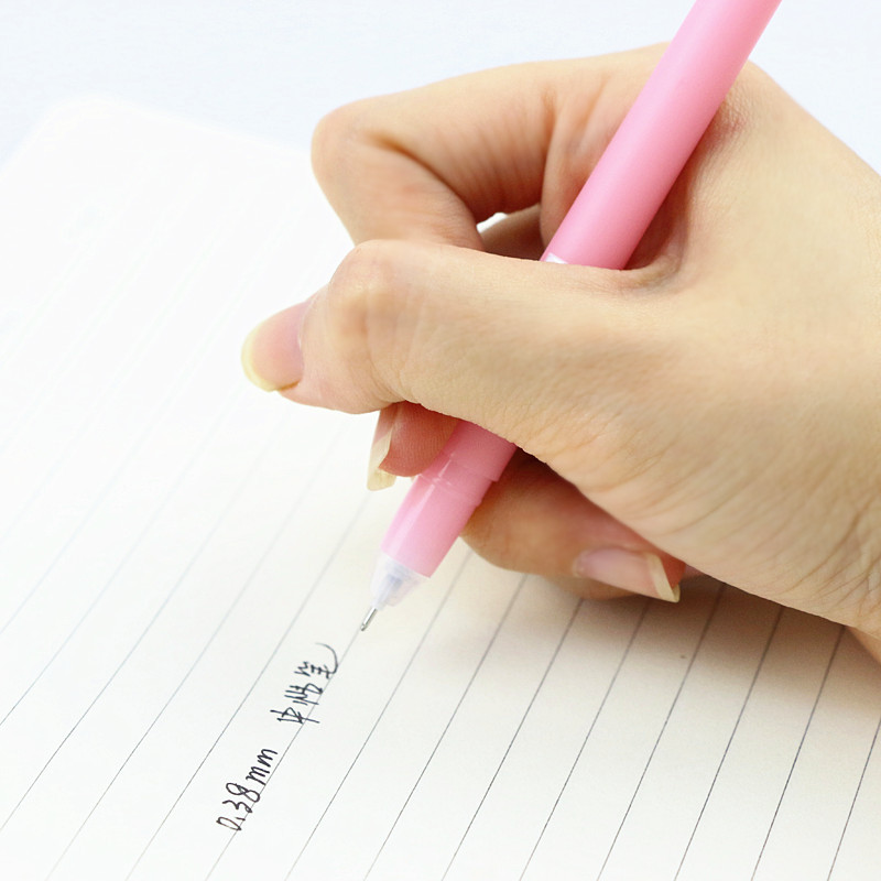 Xinxin Culture Office Learning Stationery Writing Tools Neutral Pen Macaron Color Frosted Neutral Pen Simple Jelly Color Signature Pen Pen Black Student Item Picture