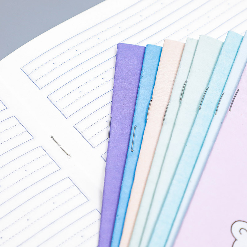 义乌好货 10本玛丽练习本数学簿儿童小学生作业本田字格本36k教学用本批发-1004/23919白底实物图