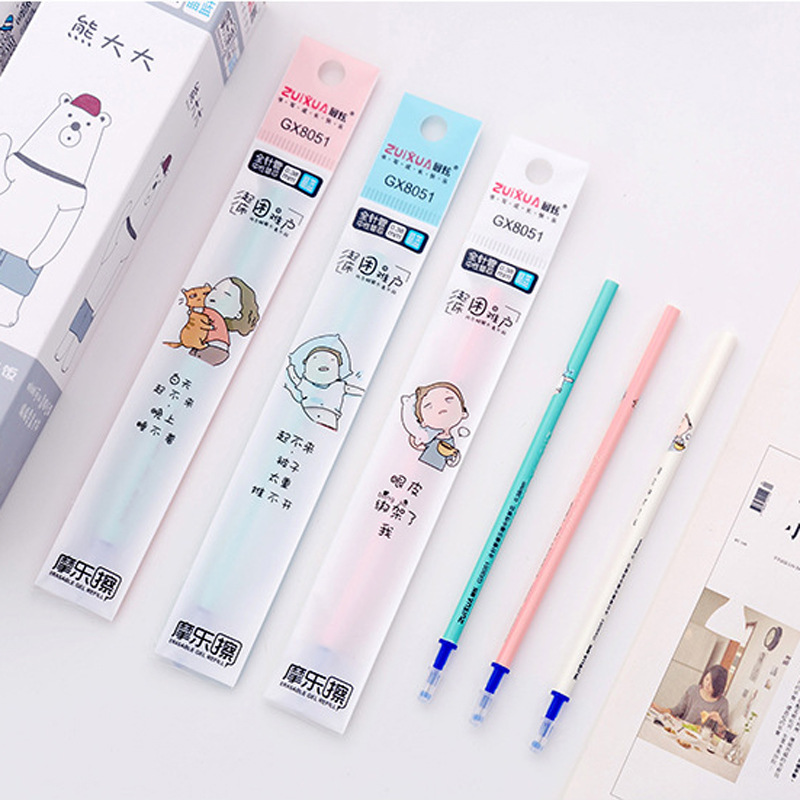 Yiwu Selection manufacturers wholesale the most dazzling mole brush for the core creative cartoon can wipe neutral pencil core stationery for children students -1004/22253 thumbnail