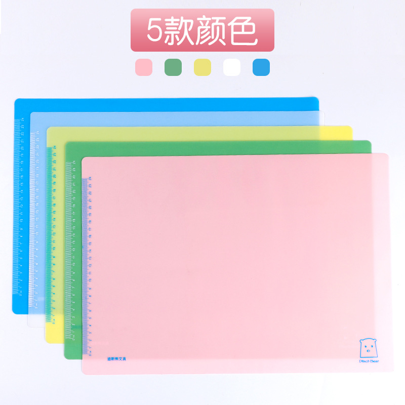 义乌好货 2张A3垫板学生用书垫写字软硅胶垫本考试板夹垫试卷垫子书写大号-1004/23919白底实物图