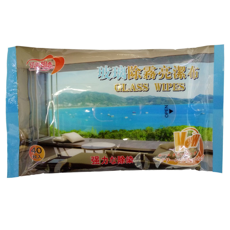 义乌好货 工厂 依依相恋玻璃除雾亮洁布  窗户 镜子 电脑屏幕 汽车玻璃抹布-1006/34762
