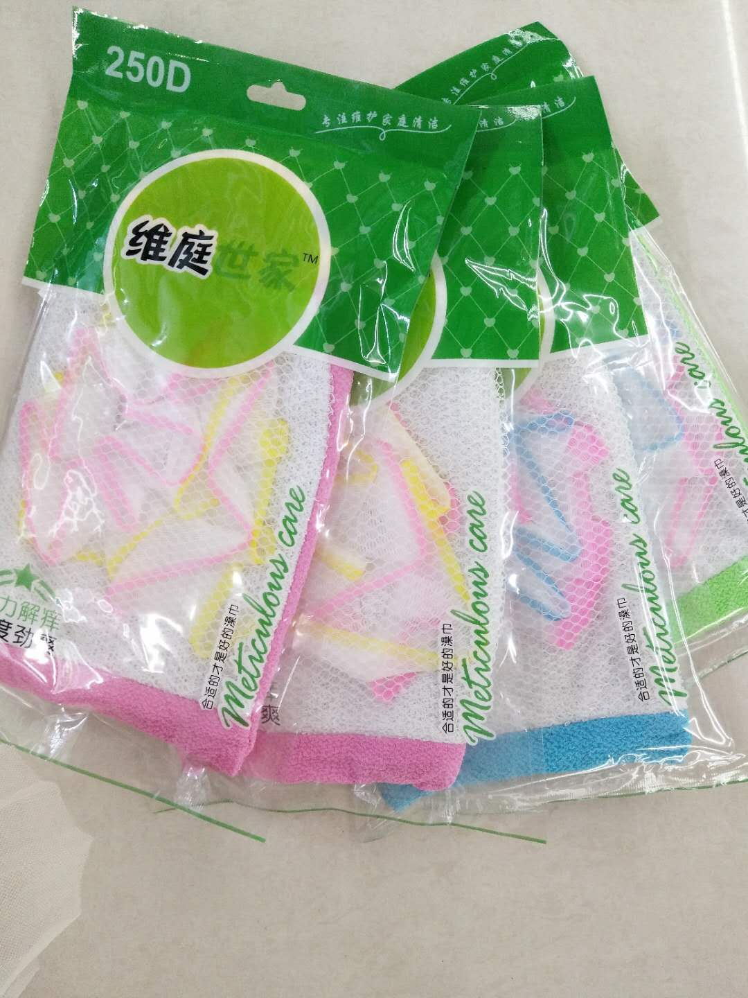 义乌好货 白象 澡巾单层 束口搓澡巾中砂手套浴池专用去污免搓澡巾独立包装-1006/34115