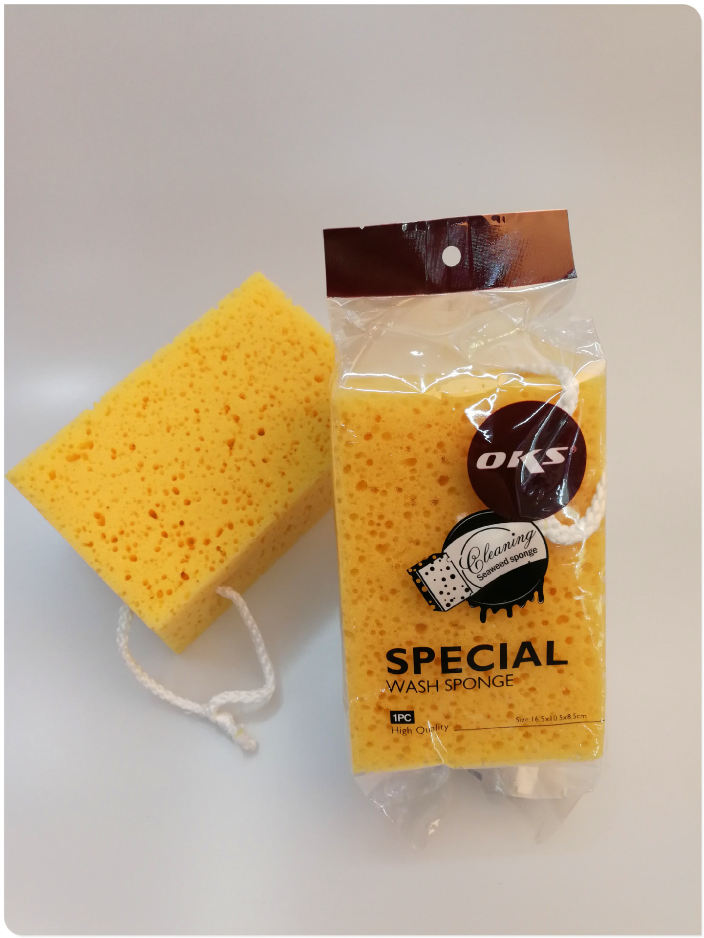 Yiwu Good Goods Oks Car Wash Sponge, Wipe Sponge, Clean Sponge, Coral Sponge, Factory Direct Sales -1006/36088 Daily Merchandise