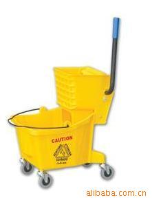Yiwu Selection supply new press water truck. Cleaning cart. Mop bucket. Water squeezer cleaner -1006/36608 thumbnail