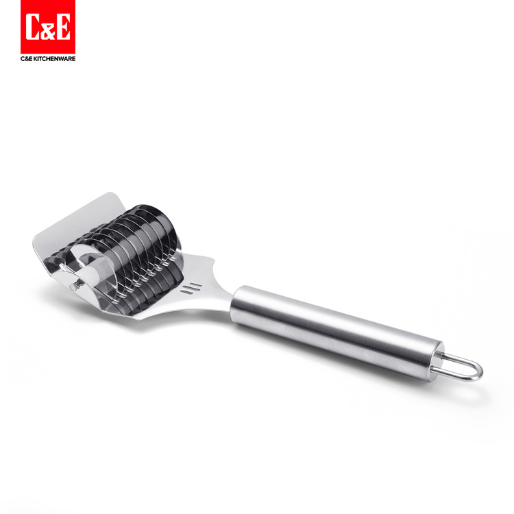 Yiwu Selection 22cmx7cm grinding wheel stainless steel pastry knife, cookie dough cutting machine cutting round pipe cutting -9 wheels -1003/19006 thumbnail