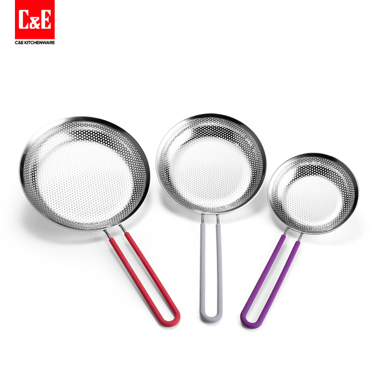 Yiwu Selection stainless steel oil fishing set, filter set, kitchen utensils, creative kitchen utensils -1003/19006