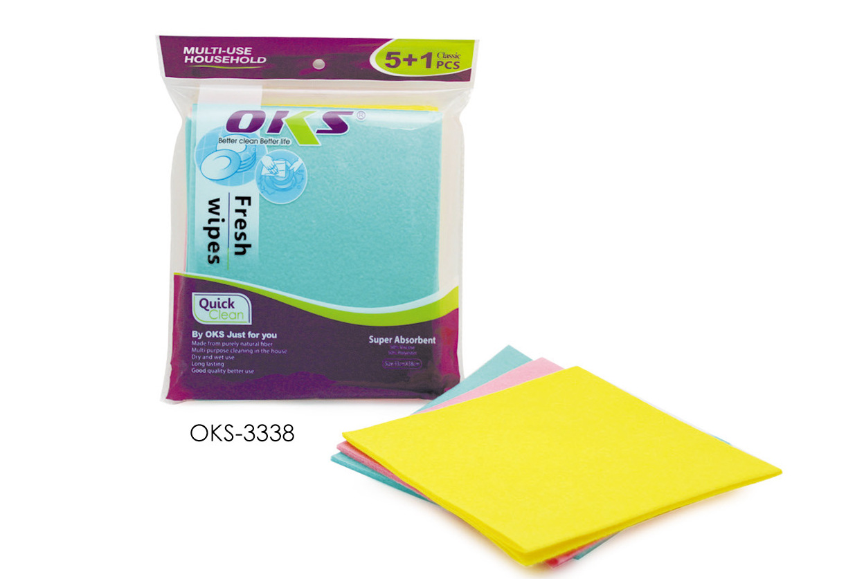 Yiwu Good Goods Sponge Clean Cloth, Double Effect Sponge Wipe, Rag, Non-Woven Cloth -1006/36088