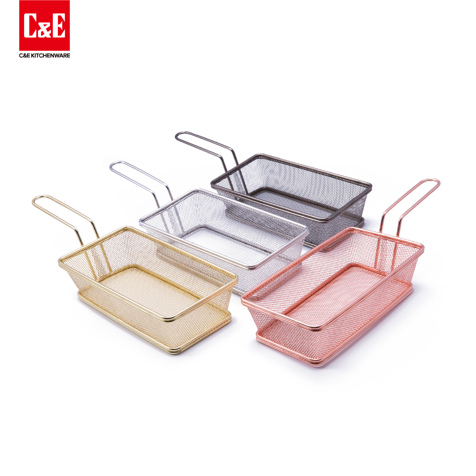 Yiwu Selection 304 stainless steel rust Fried basket, small food basket, oil basket -1003/19006 thumbnail