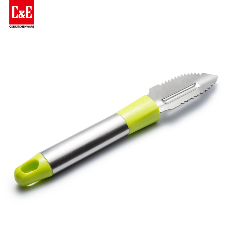Yiwu Selection stainless steel kitchen gadget, ergonomic handle peeler, planer -1003/19006