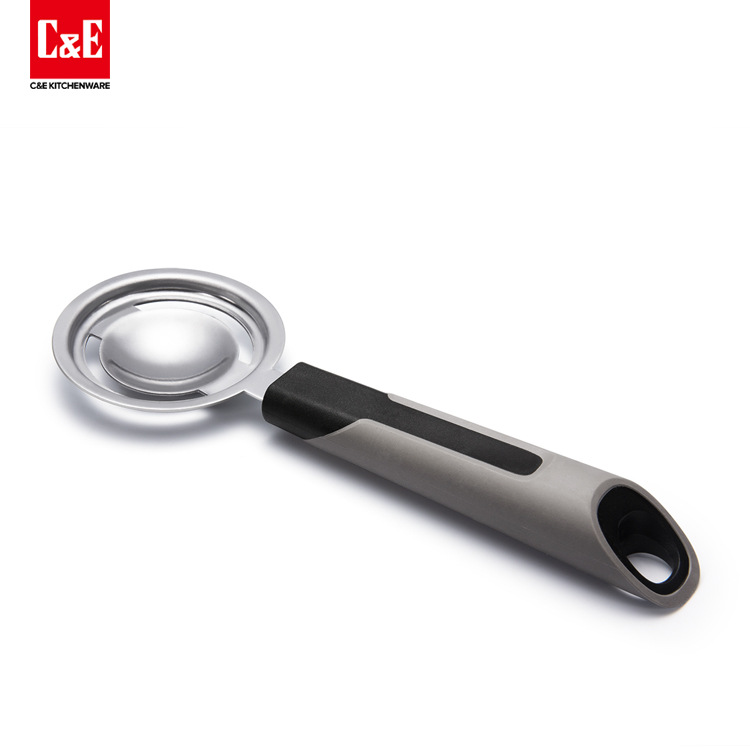 Yiwu Selection kitchen gadgets, stainless steel egg white separator, silica gel handle, Chuangyi kitchenware -1003/19006
