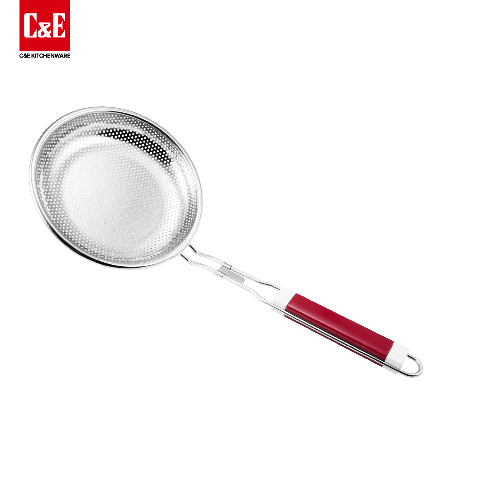 Yiwu Selection high quality stainless steel dredger, heat-resistant nylon handle cooking filter, strainer, Chuangyi kitchenware -1003/19006 thumbnail