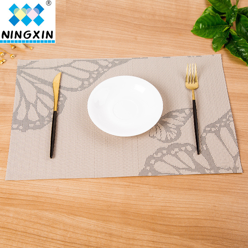 New European-style printed anti-slip, heat-resistant and heat-insulating pads for hotel supplies and Western dining MATS details Picture