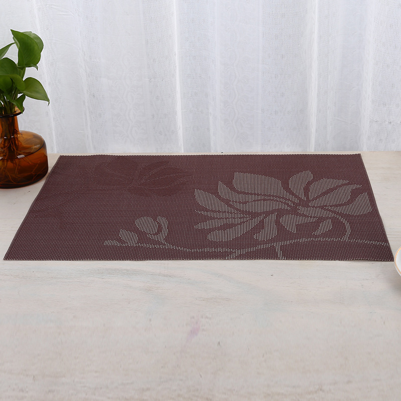 New European-style printed anti-slip, heat-resistant and heat-insulating pads for hotel supplies and Western dining MATS Item Picture